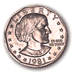 Susan B. Anthony dollar coin